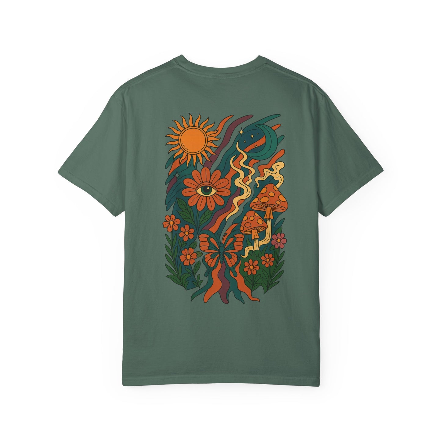 Psychedelic Bloom Tee | Comfort Colors Vintage Graphic T-Shirt