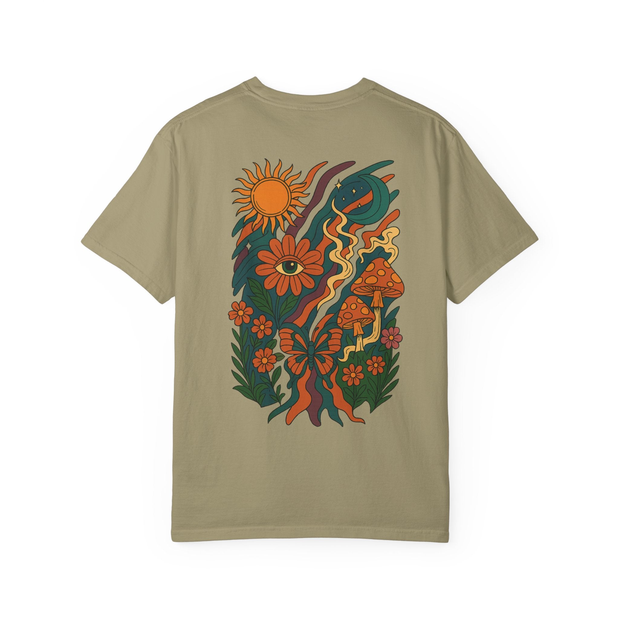 Psychedelic Bloom Tee | Comfort Colors Vintage Graphic T-Shirt