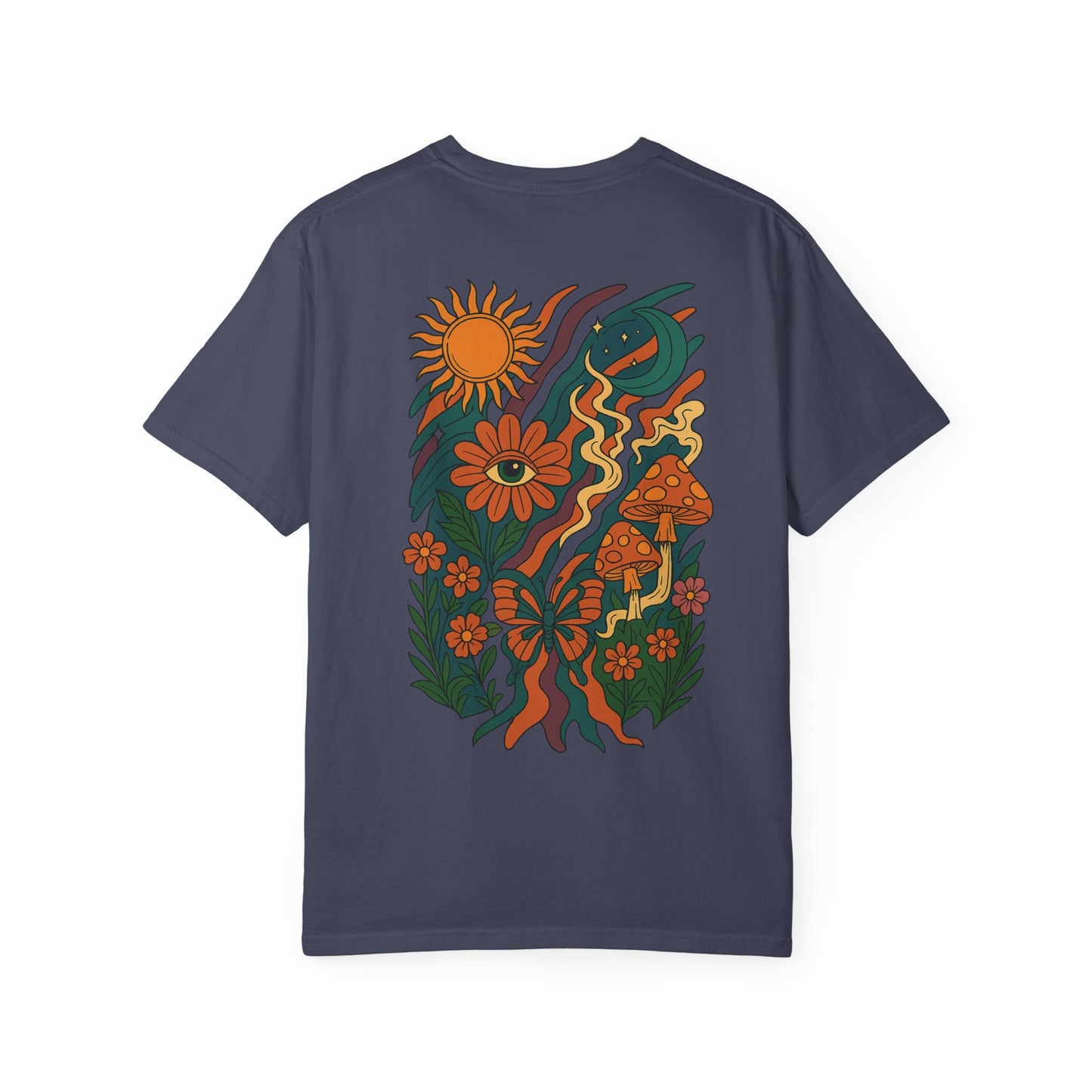 Psychedelic Bloom Tee | Comfort Colors Vintage Graphic T-Shirt