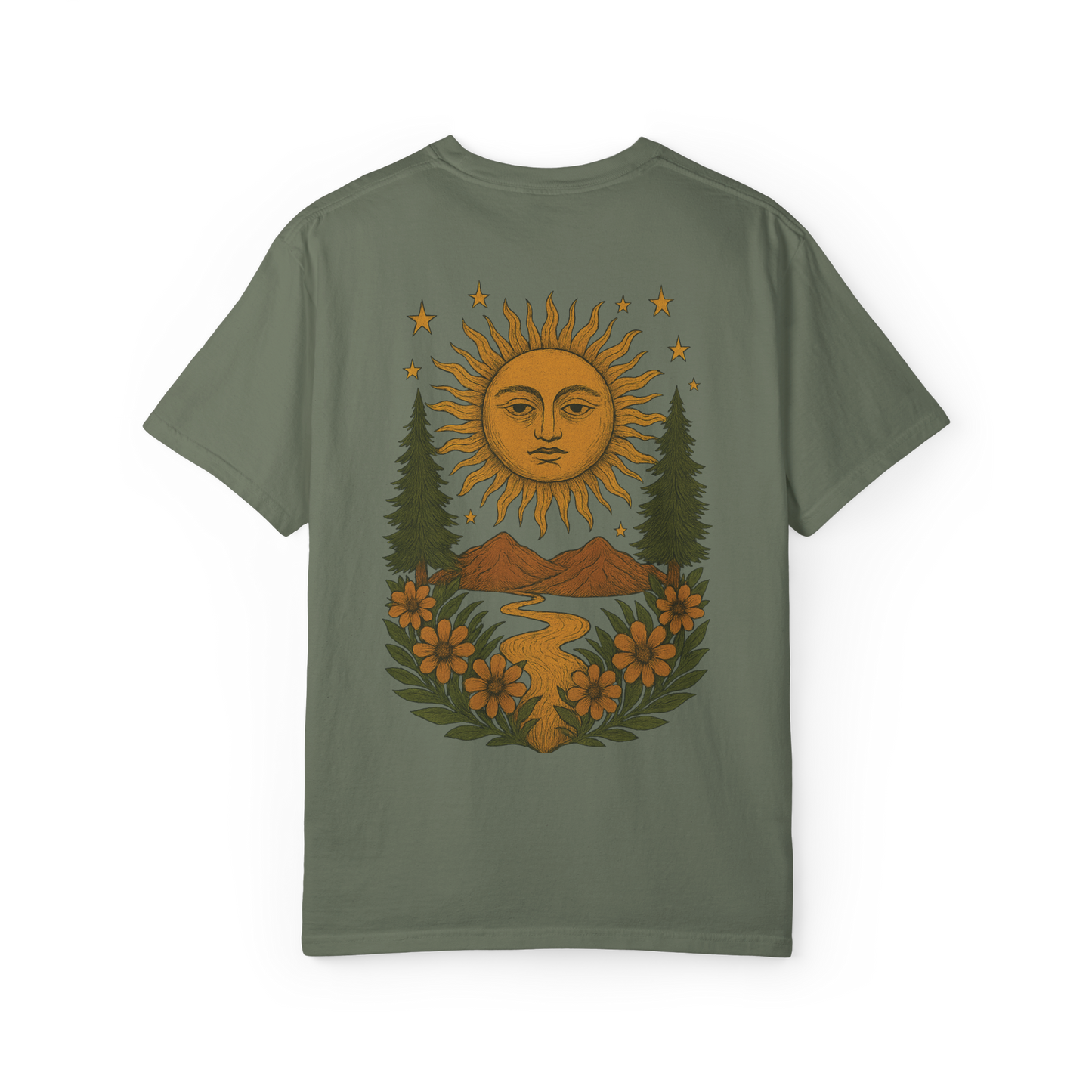 Rising Sun Tee | Comfort Colors Vintage Graphic T-Shirt