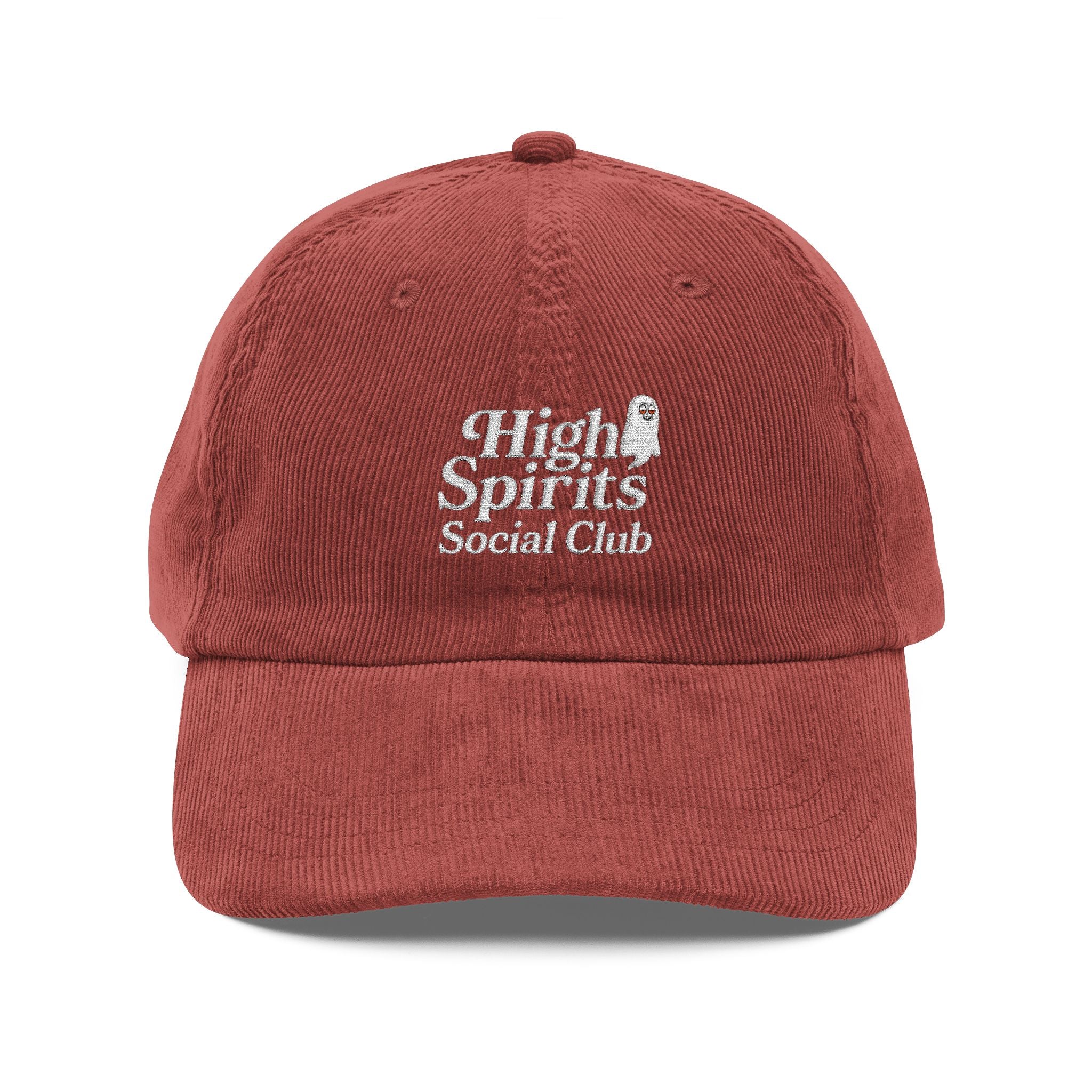High Spirits Social Club Hat | Vintage Corduroy Cap