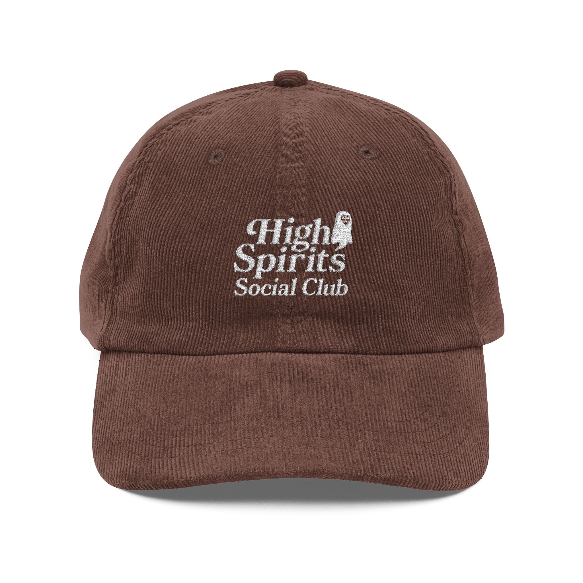 High Spirits Social Club Hat | Vintage Corduroy Cap