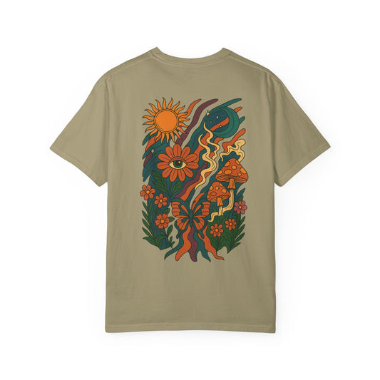 Psychedelic Bloom Tee | Comfort Colors Vintage Graphic T-Shirt