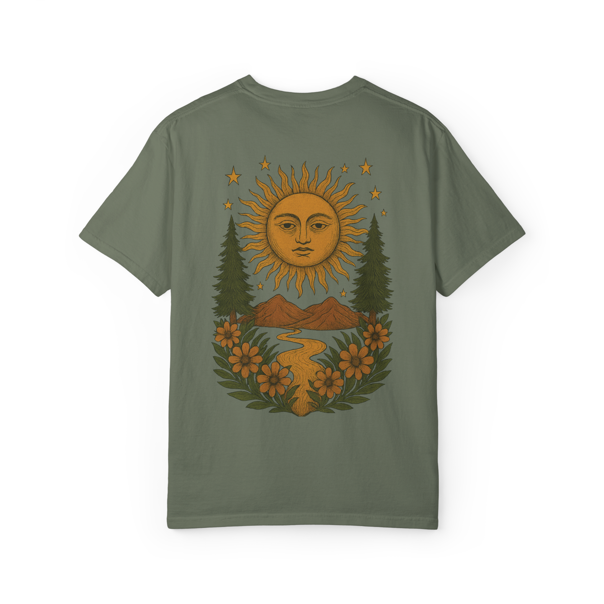 Rising Sun Tee | Comfort Colors Vintage Graphic T-Shirt
