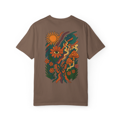 Psychedelic Bloom Tee | Comfort Colors Vintage Graphic T-Shirt