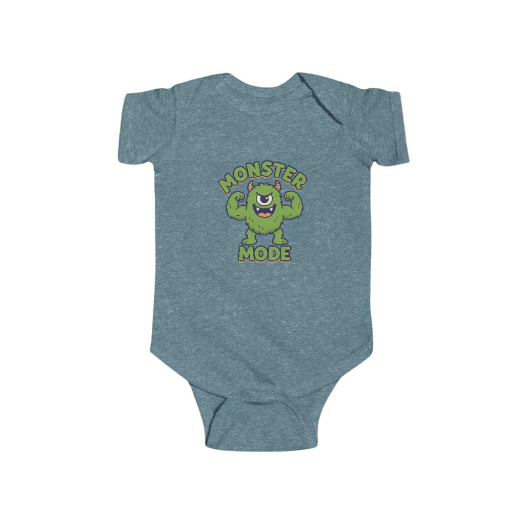 Monster Mode Infant Bodysuit | NB-24M Cute Baby Outfit, Newborn Gift, Baby Shower Present, Toddler Clothes, Halloween Costume