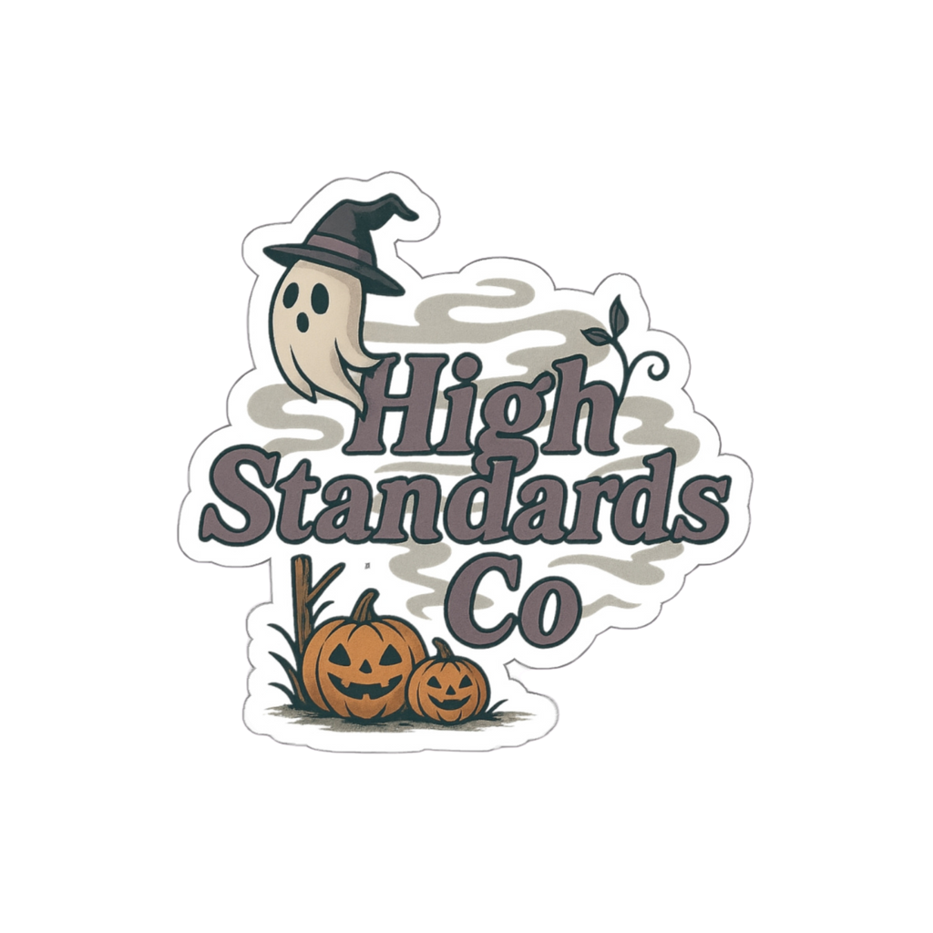 High Standards Halloween Themed Sticker