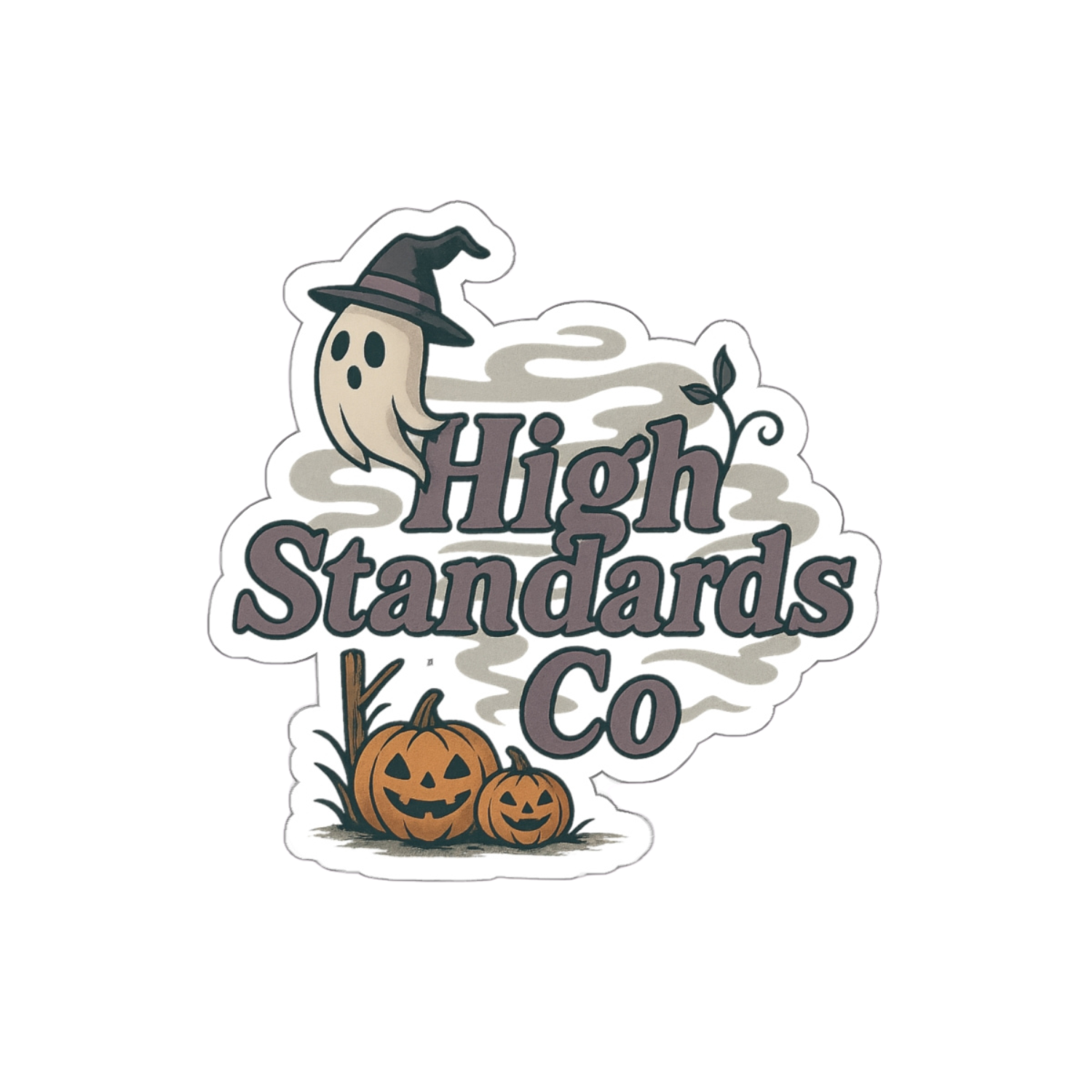 High Standards Halloween Themed Sticker