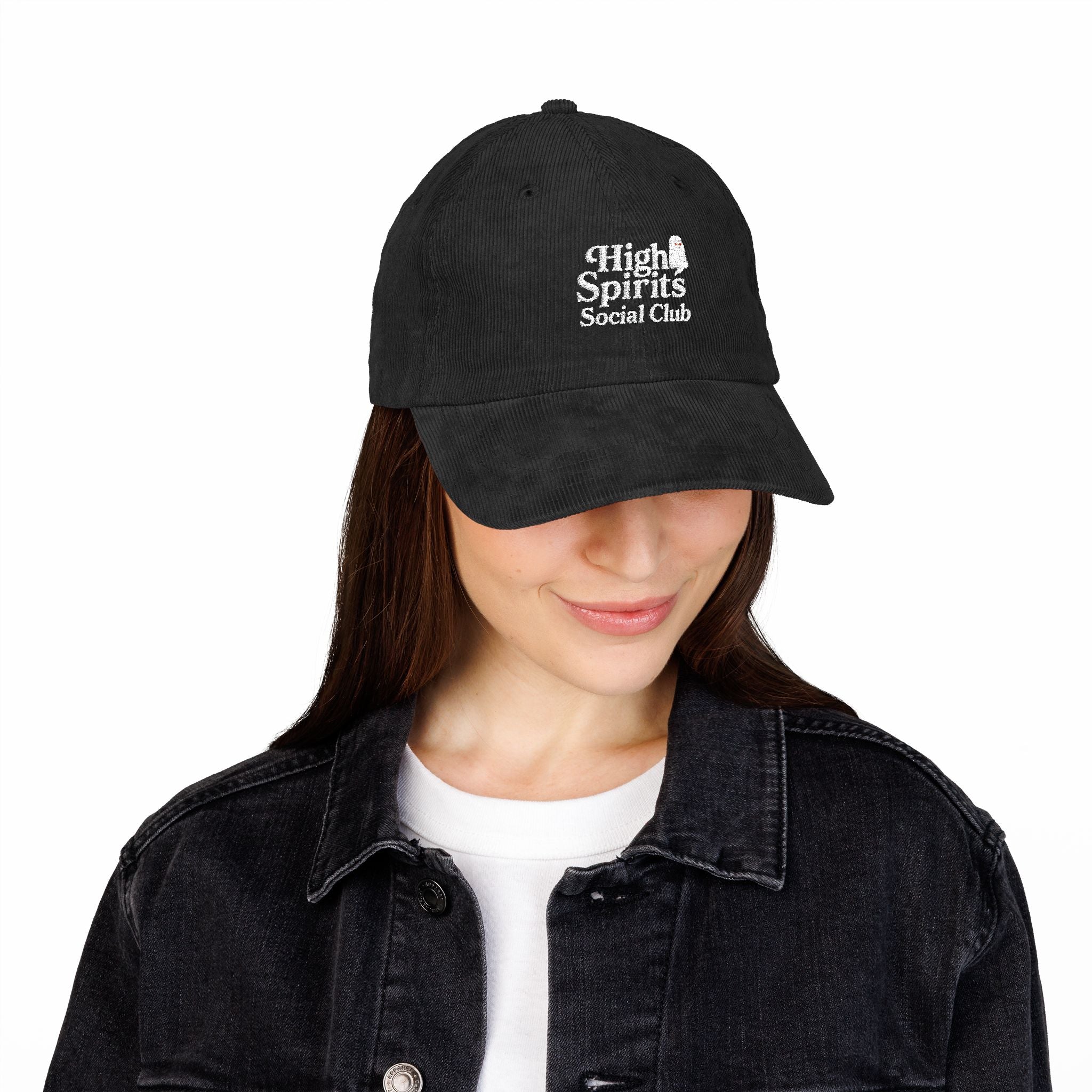 High Spirits Social Club Hat | Vintage Corduroy Cap