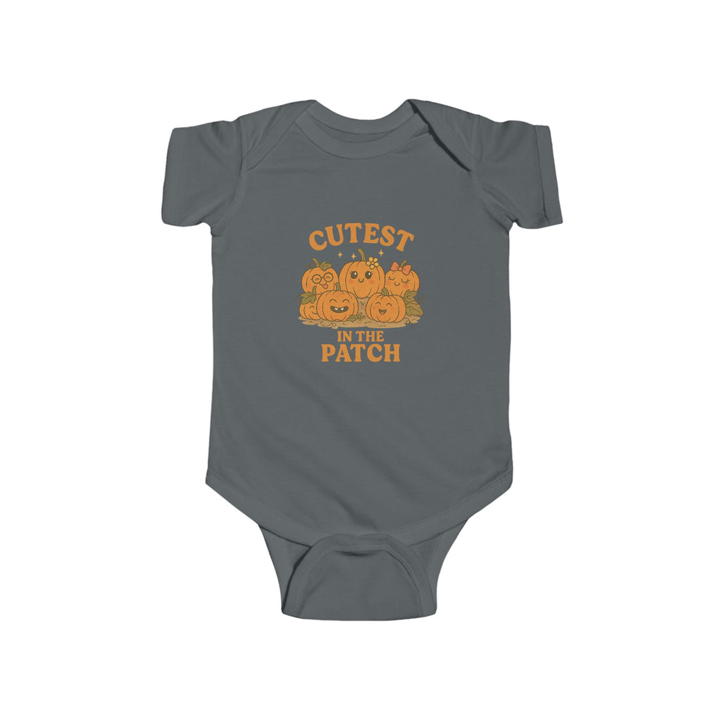 Cutest In The Patch Infant Bodysuit | NB-24M Perfect Baby Shower Gift, Halloween Outfit, Newborn Apparel, Cute Baby Clothes, Fall Fashion