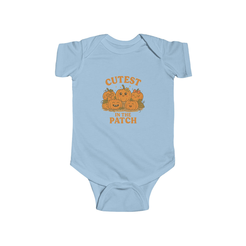 Cutest In The Patch Infant Bodysuit | NB-24M Perfect Baby Shower Gift, Halloween Outfit, Newborn Apparel, Cute Baby Clothes, Fall Fashion